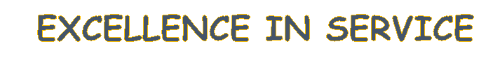   EXCELLENCE IN SERVICE
